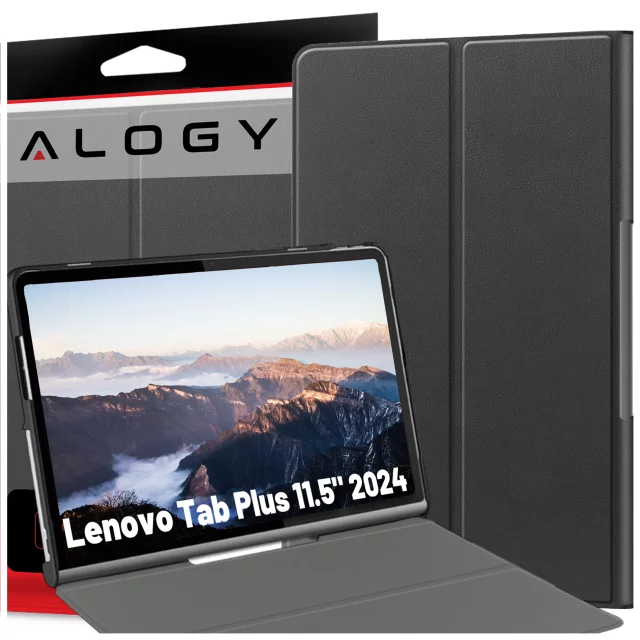 Etui ochronne do Lenovo Tab Plus 11.5" 2024 TB351FU Alogy Book Cover Case obudowa na tablet Czarne