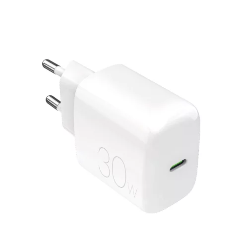 Puro PROLITE 30W USB-C Wall Charger White Fast Charging