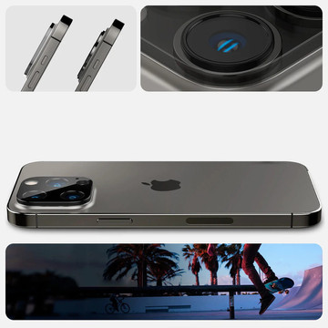 Kameraabdeckung spigen optik.tr Kameraschutz 2er-Pack iPhone 14 Pro / 14 Pro Max Schwarz