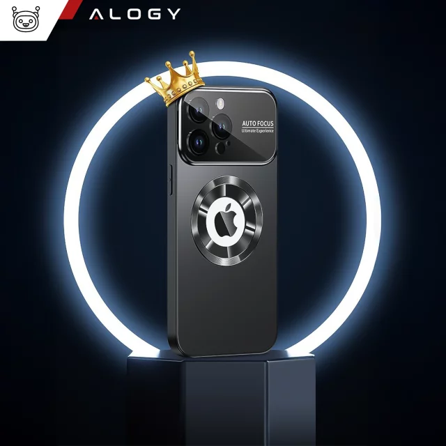 Etui do Apple iPhone 16 Pro obudowa Alogy MagSafe LuxeShield™ Case z ochroną obiektywów do MagSafe Graphite Black