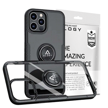 Etui Alogy Ring Holder Armor do Apple iPhone 12/ 12 Pro czarne
