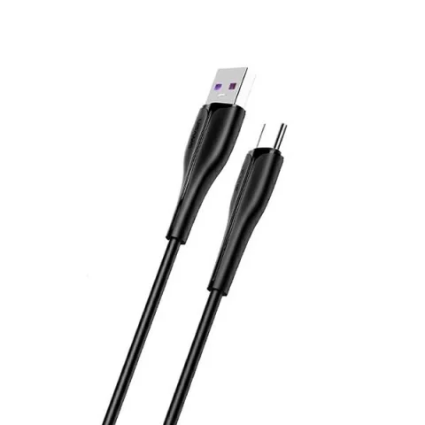 USAMS kabel U38 USB-C 5A Fast Charge pro OPPO/HUAWEI 1m černý