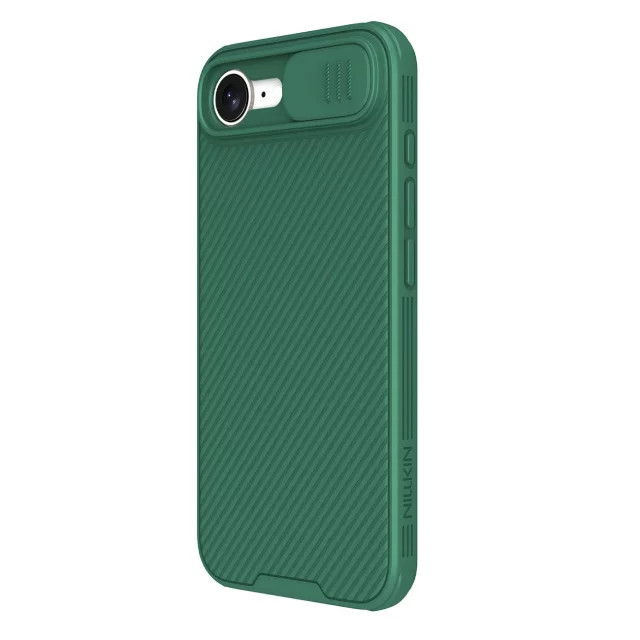 Etui ochronne do iPhone 16e Nillkin CamShield Pro zielone