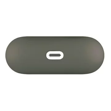 UNIQ Ochranný kryt sluchátek Lino pouzdro pro Apple AirPods Pro Silikonová šedá/šedá mechová