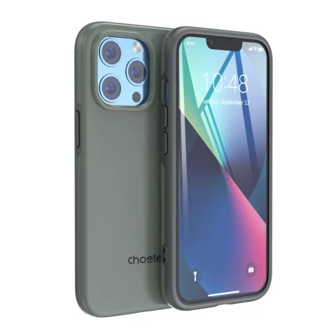 Choetech MFM Anti-drop case etui Made For MagSafe pro iPhone 13 Pro zielony (PC0113-MFM-GN)