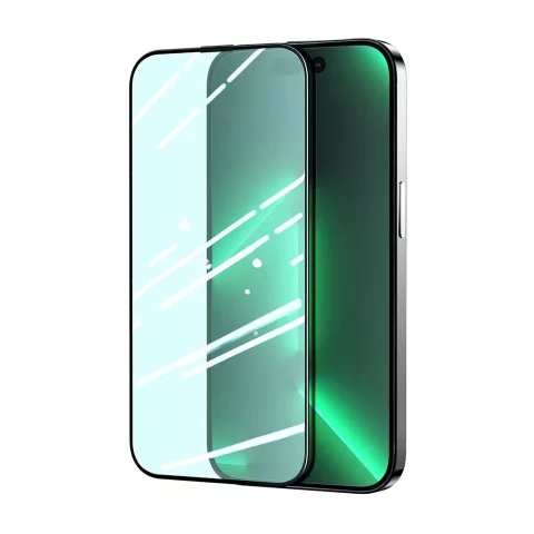 Joyroom Knight Green Glass for iPhone 14 Pro Max with Anti Blue Light Filter Full Screen (JR-G04)