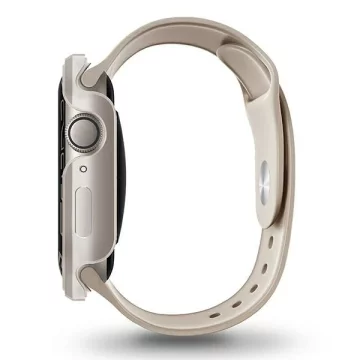 Etui ochronne UNIQ Valencia für Apple Watch Series 4/5/6/7/8/SE 45/44mm Starlight