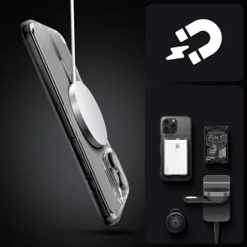 Etui Spigen Ultra Hybrid Mag MagSafe pro Apple iPhone 16 Pro Graphite