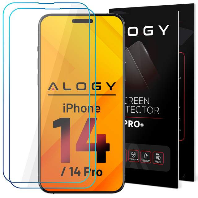 2x 9H Tempered Glass for iPhone 15 Plus / 15 Ultra / 15 Pro Max Alogy Screen Protector PRO