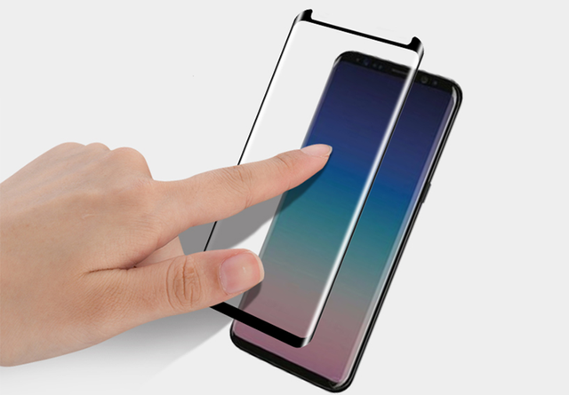Mocolo TG 3D Glasgehäuse freundlich Samsung Galaxy S9 schwarz