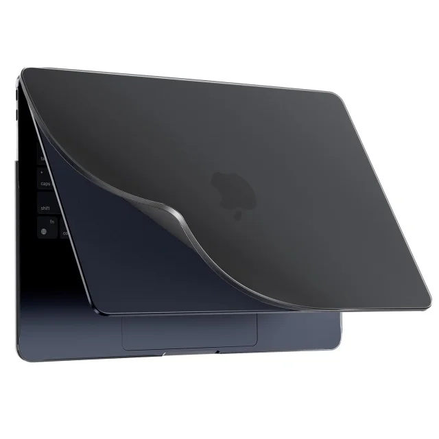 Case for Apple Macbook Air 13 13.3" - 2018-2021 (M1 A2337/A2179/A1932) Alogy AirGuard™ Flexible Case Matte Black