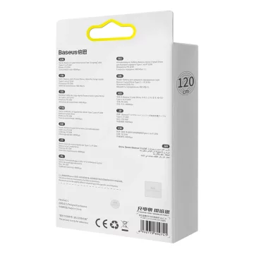 Baseus Crystal Shine Series USB typu C - Lightning kabel rychlé nabíjení Power Delivery 20W 1,2m modrý (CAJY001303)