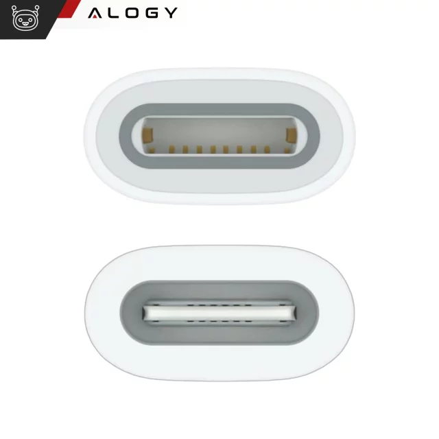 Alogy Magnetischer Stylus-Stift, Notiz- und Skizzenstift für Apple iPad Pro/Air/Mini, Weiß