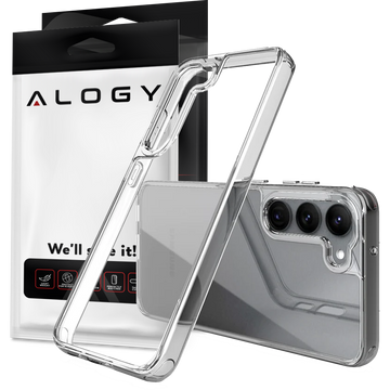 Pouzdro pro Samsung Galaxy S24 Plus Back Cover Hybrid Clear Case Alogy Transparent Glass