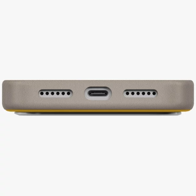 Etui UNIQ Lyden DS do iPhone 17 Pro Max MagClick Charging Żółto/Szary