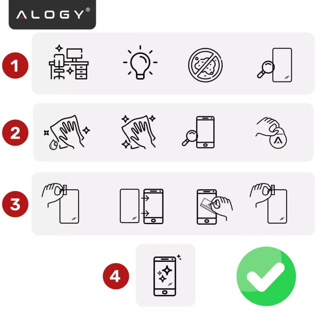 Alogy 3in1 Case Pack™ – Černý hybridní kryt MagSafe se 2 ochrannými tvrzenými skleněnými pouzdry pro Apple iPhone 17 Air