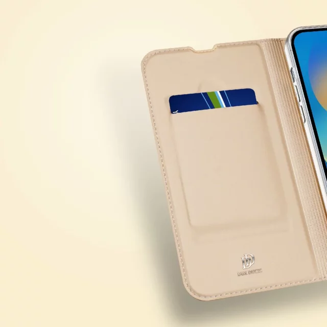 Dux Ducis Skin Pro Holster Cover Flip Cover für iPhone 14 Pro Max rosa