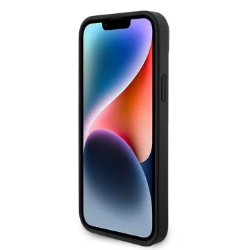 Etui Guess GUHCP15MP4TDSCPK für iPhone 15 Plus 6,7" Hardcase Crossbody 4G Metal Logo czarny/schwarz