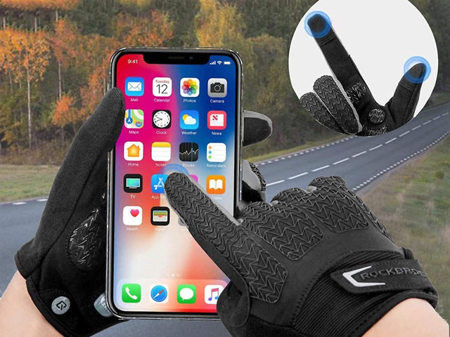 Cycling gloves XL RockBros cycling gloves S169-1-XL Black