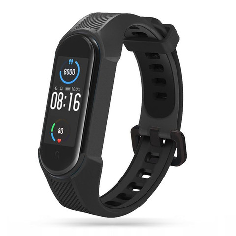 Armor sports strap for Xiaomi Mi Smart Band 5 / 6 / 6 NFC / 7 Black