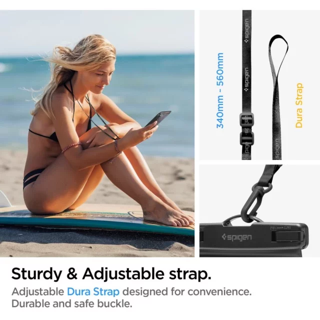 Spigen a601 universal waterproof case 2-pack black