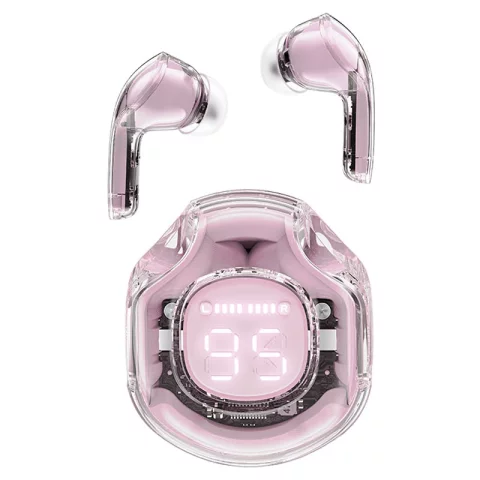 Acefast T8 Bluetooth TWS wireless headphones pink