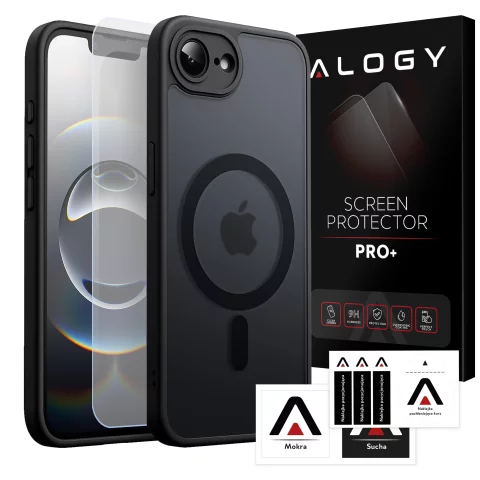 Pouzdro pro Apple iPhone 16 Pro Max Alogy Anti-Shock Hybrid Case pro MagSafe Transparent