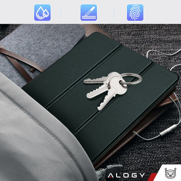 Etui do Lenovo Tab K11 / K11E 11” / M11 10.95" TB330FU / TB330XU / TB331FC Book Case Cover z klapką obudowa futerał pokrowiec Alogy Zielone + Rysik