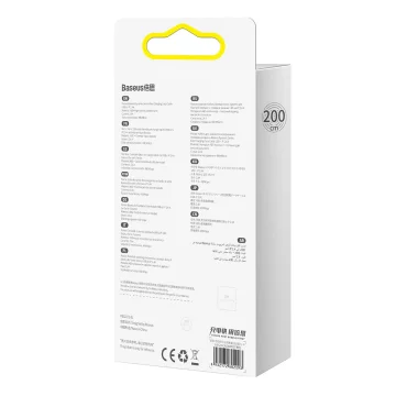 Baseus Dynamic USB to Lightning kabel, 2,4A, 2m (fialový)