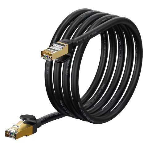 Baseus Speed Seven Netzwerkkabel RJ45 10Gbps 2m schwarz (WKJS010301)