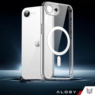Hülle für Apple iPhone 16 Pro Max Alogy Anti-Shock Hybrid Case für MagSafe Transparent