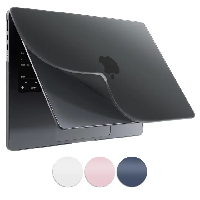 Protective Case for Apple Macbook Pro 16 - M1/M2/M3/M4 2021-2024 2025 Alogy AirGuard™ Flexible Case Matte Black