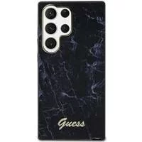 Etui Guess GUHCS23LPCUMAK do Samsung Galaxy S23 Ultra S918 czarny/black hardcase Marble