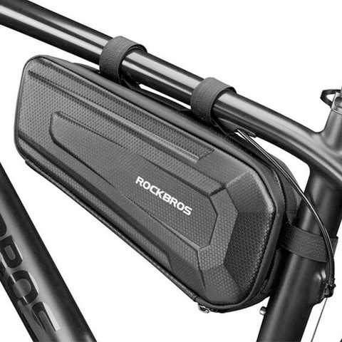Pouch bag bicycle pannier frame bicycle holder RockBros B66 Black
