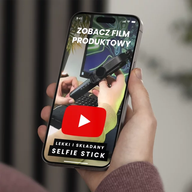 Selfie Stick Alogy Phone Holder Photo Tripod 103cm Bluetooth Remote Control Black