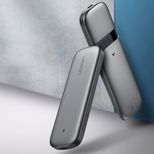 M.2 UGREEN CM238 SSD-Gehäuse, B-Key, NGFF, 6 Gbps, USB-C 3.1 Gen.2 (Grau)