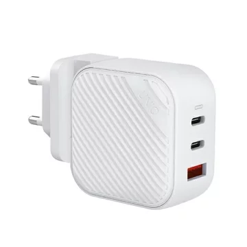 UNIQ Wandladegerät Verge Pro 66W Gan USB-C weiß/wolkenweiß