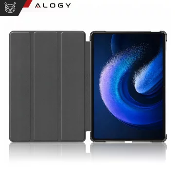 Hülle für Xiaomi Mi Pad 6 / 6 Pro 11" 2023 Tablet-Hülle Alogy Book Cover Case Schwarz