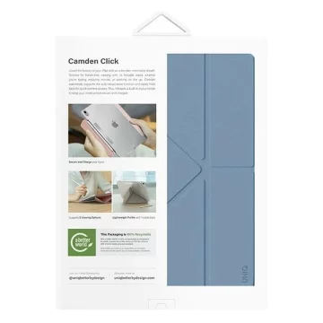 Etui Ochronne do iPad Air 13" (2024) UNIQ Camden Click Niebieskie