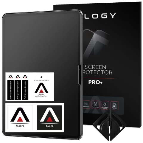 Matowe Szkło hartowane do Apple iPad Pro 11" 2024 Alogy Matte Paper-Like Screen Protector z zestawem montażowym