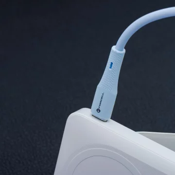 Kabel USB-C – USB-C 100W Forcell F-Energy Silicone 1 m C347 niebieski