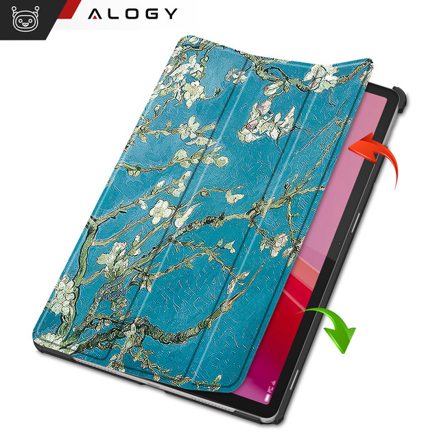 Hülle für Lenovo Tab M11 10,95" TB330FU / TB330XU / TB331FC Tablet Cover Case Alogy Buchcover Blühender Mandelbaum (Van Gogh)