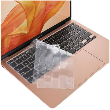 Protective Overlay Alogy Silicone Keyboard Cover for Apple Macbook Air 13 M1 2019-2020 Transparent