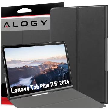 Etui ochronne do Lenovo Tab Plus 11.5" 2024 TB351FU Alogy Book Cover Case obudowa na tablet Czarne