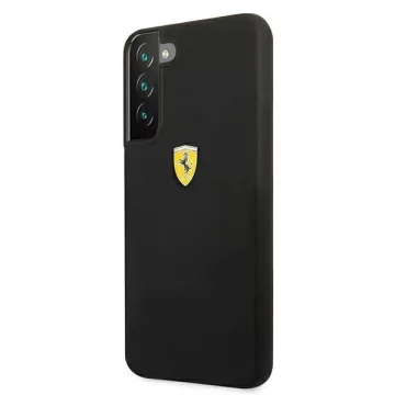 Etui Ferrari FESSIHCS22MBK do Galaxy S22+ S906 hardcase On Track Silicone czarny/black