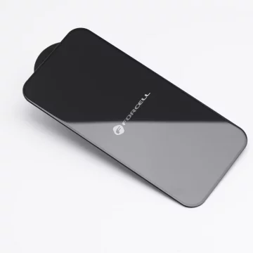 Panzerglas für iPhone 15 Forcell Ultra Clear Glass schwarz 9H