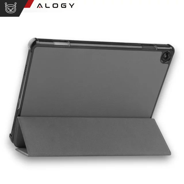 Tablet-Hülle für Lenovo Tab M10 3gen 3 GEN 10.1 2022 TB328FU TB328XU Gehäuse Case Alogy Book Cover Grau