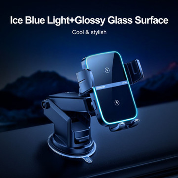 Joyroom JR-ZS246 cockpit car holder with Wireless 15W Black charger