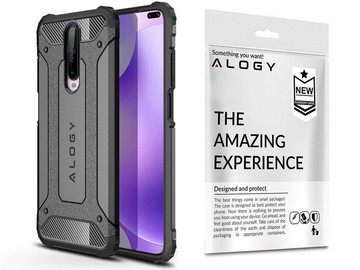 Pouzdro Alogy Hard Armor pro Xiaomi Redmi K30 / Poco X2 šedé sklo Alogy