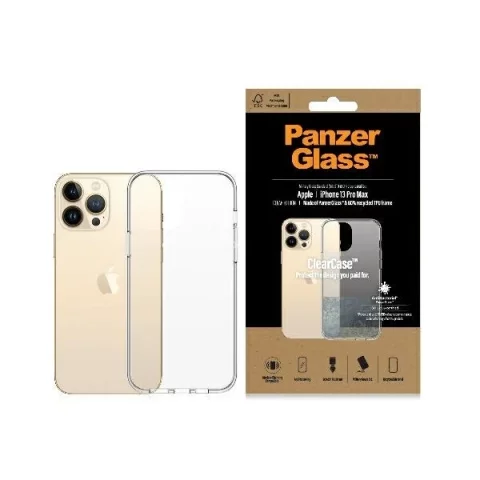 Etui do iPhone 13 Pro Max PanzerGlass ClearCase Antibakterielle Militärqualität
